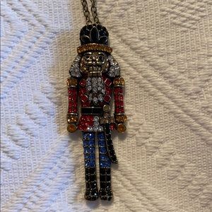 🌟 Rhinestone Nutcracker Necklace